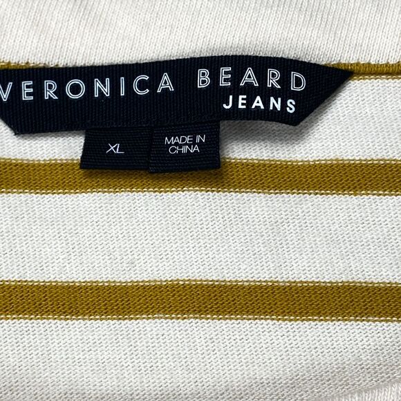 Veronica Beard Jeans Hovey Striped Top Long Sleeve Women’s X- Large - Picture 5 of 15